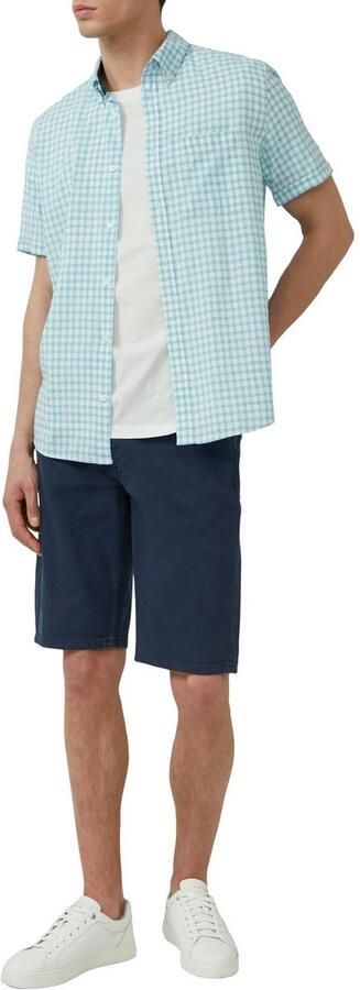 S.Oliver Overhemd met korte mouwen met geruit motief - Foto 2