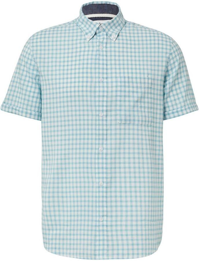 S.Oliver Overhemd met korte mouwen met geruit motief