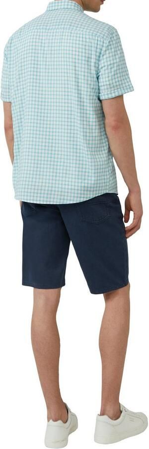 S.Oliver Overhemd met korte mouwen met geruit motief - Foto 3