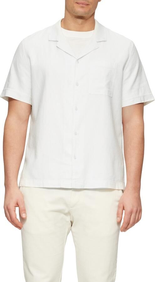 S.Oliver Overhemd met korte mouwen met structuurmotief - Foto 4