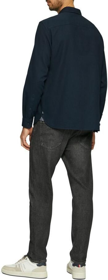 S.Oliver RED LABEL Regular fit vrijetijdsoverhemd van piqué van puur katoen - Foto 4