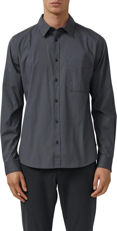 S.Oliver Overhemd met lange mouwen met borstzak - Foto 4