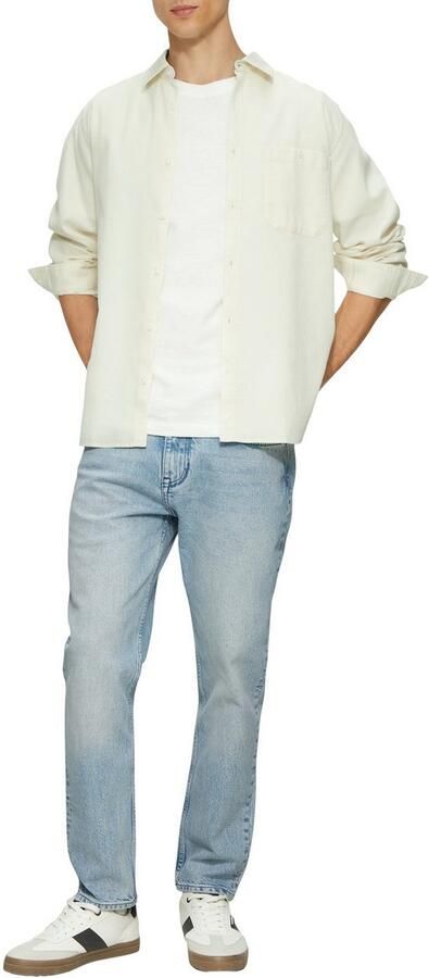 S.Oliver Overhemd met lange mouwen met structuurmotief - Foto 2