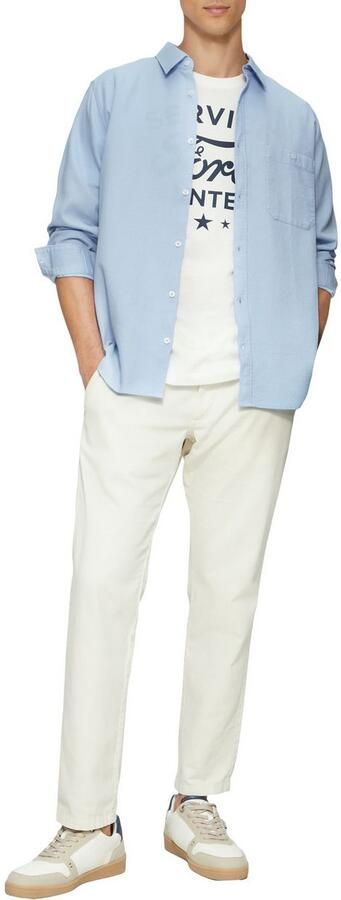 S.Oliver Overhemd met lange mouwen met structuurmotief - Foto 2