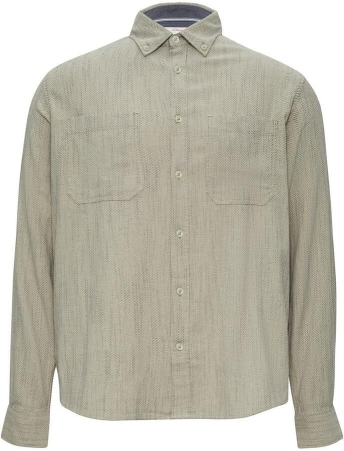 S.Oliver Overhemd met lange mouwen met zakken