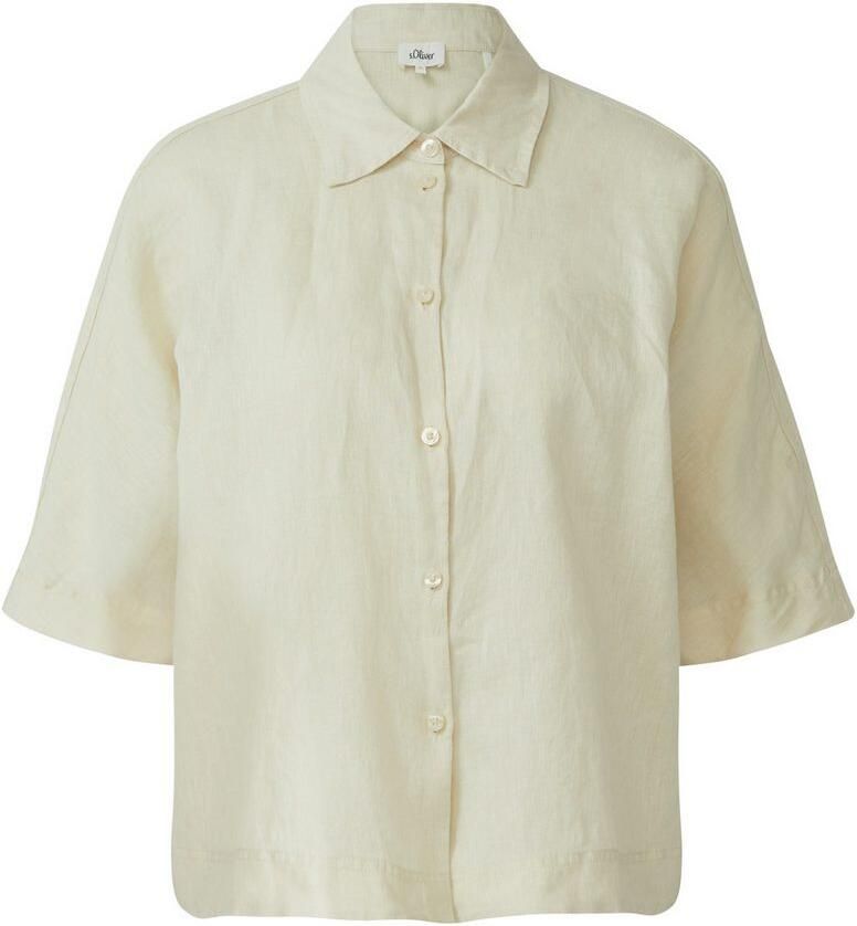 S.Oliver Overhemdblouse met knoopsluiting en blousekraag