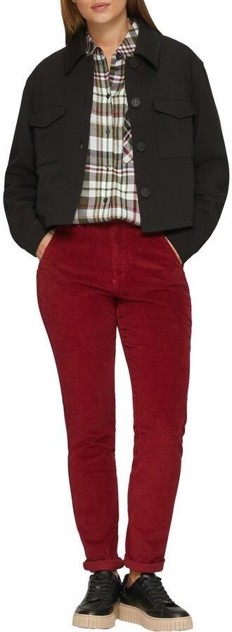 S.Oliver RED LABEL Relaxed fit overhemdblouse van viscosemix - Foto 2