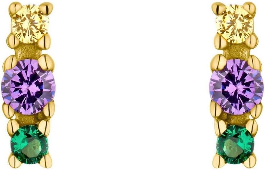 S.Oliver Paar oorstekers 2035502 met zirkoon (synthetisch)