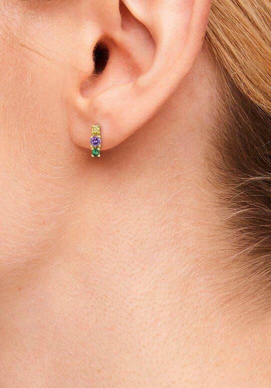 S.Oliver Paar oorstekers 2035502 met zirkoon (synthetisch) - Foto 2