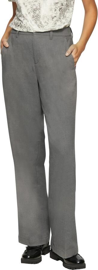 S.Oliver Wijde broek met vouwen Gray Dames - Foto 5