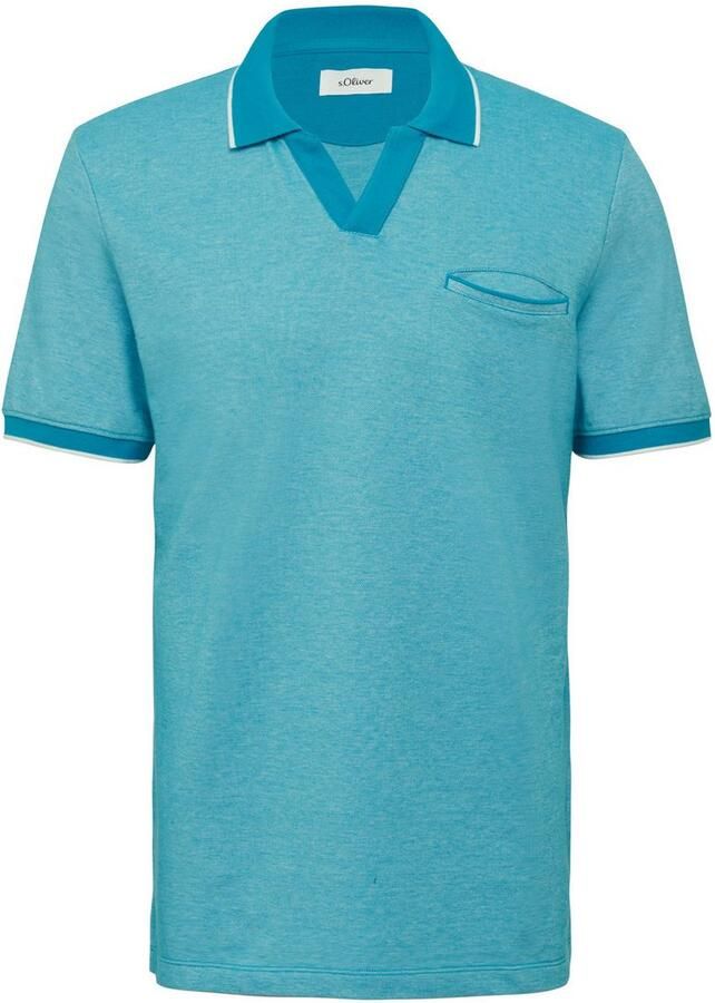 S.Oliver regular polo turquoise