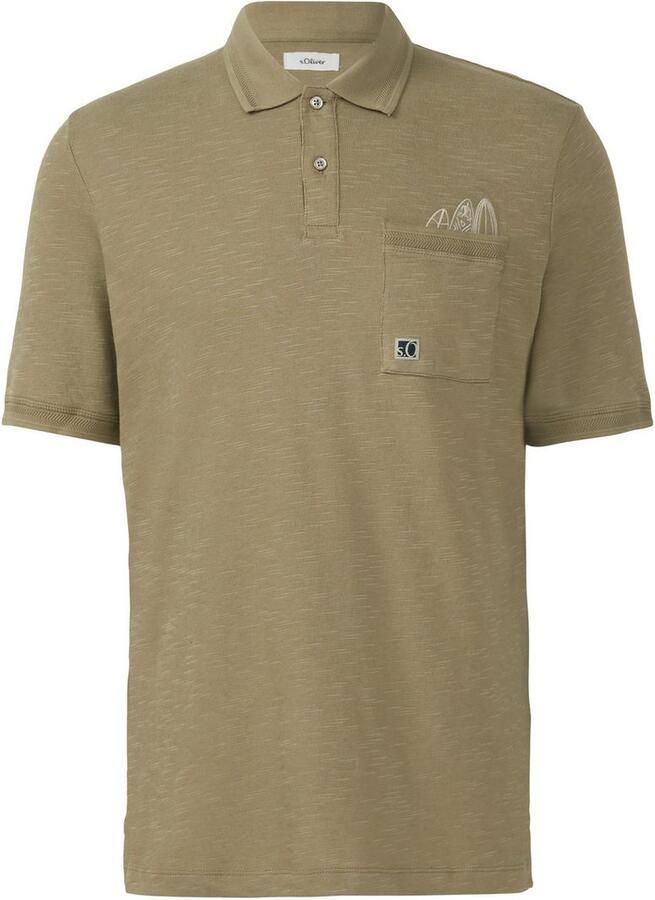 S.Oliver Poloshirt met borduursels