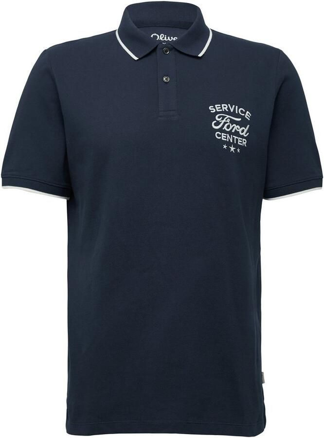 S.Oliver Poloshirt met frontprint
