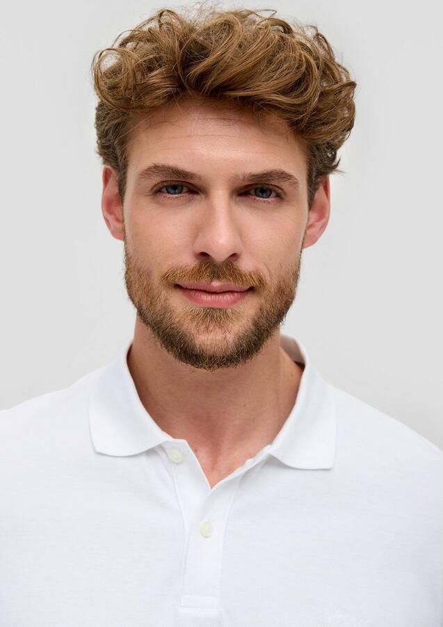 S.Oliver RED LABEL Poloshirt met labeldetail - Foto 4