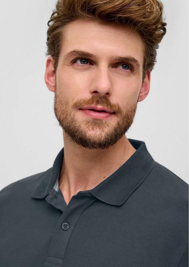 S.Oliver RED LABEL Poloshirt met labeldetail - Foto 3