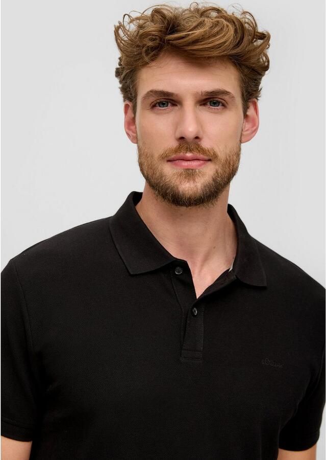 S.Oliver RED LABEL Poloshirt met labeldetail - Foto 4