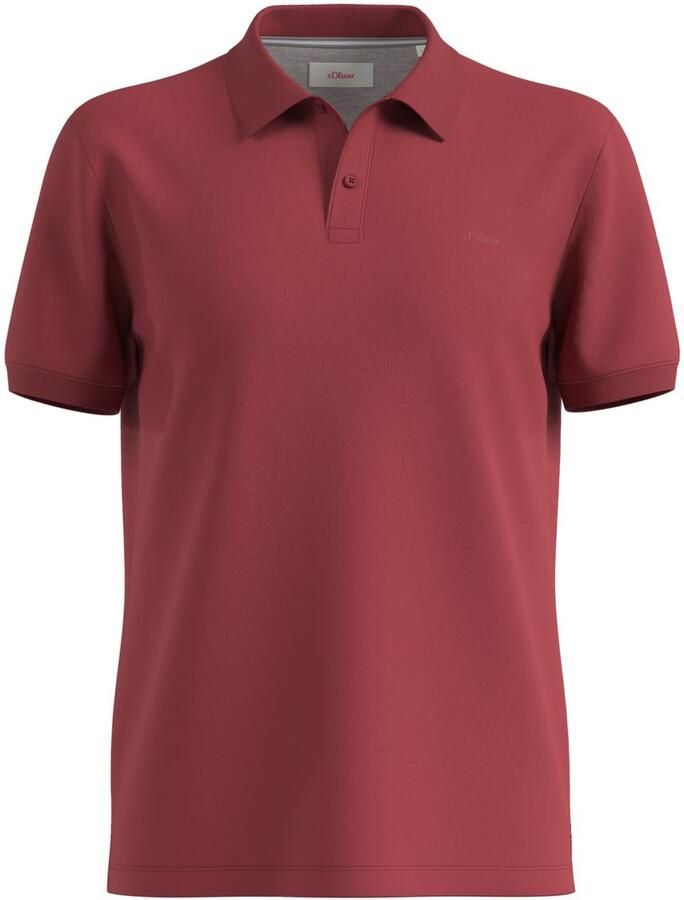 S.Oliver RED LABEL Regular fit poloshirt van katoenpiqué - Foto 4