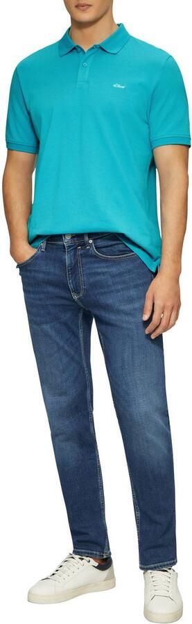 S.Oliver RED LABEL Regular fit poloshirt van katoenpiqué - Foto 4