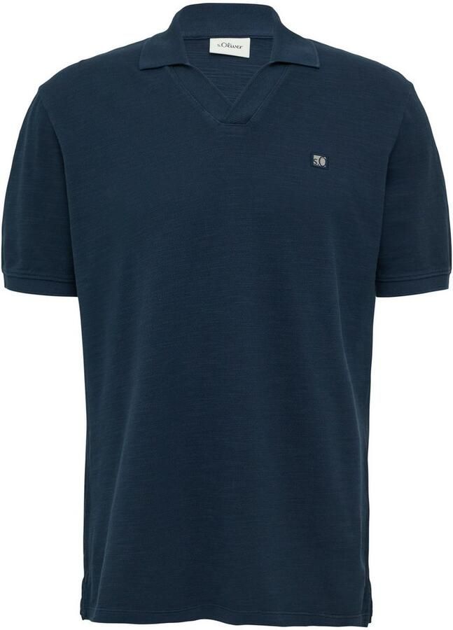 S.Oliver Poloshirt met geborduurd logo