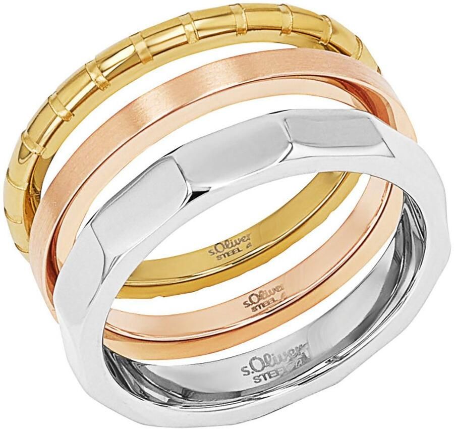S.Oliver Ringenset 2038890 -91 -92 -93 (set 3-delig)