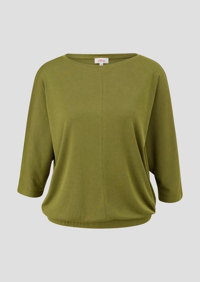 S.Oliver Shirt met 3 4 mouwen met ronde hals - Foto 2