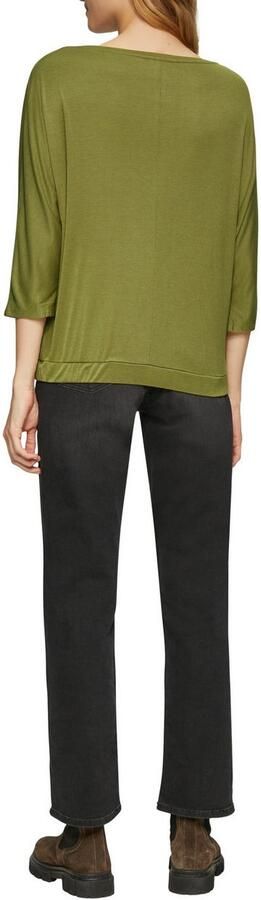 S.Oliver Shirt met 3 4 mouwen met ronde hals - Foto 4