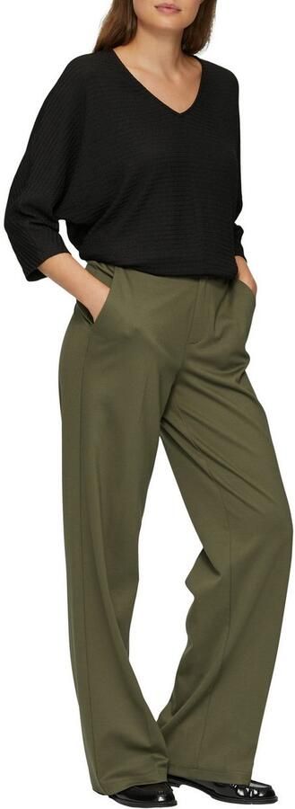 S.Oliver Shirt met 3 4 mouwen met structuur - Foto 2