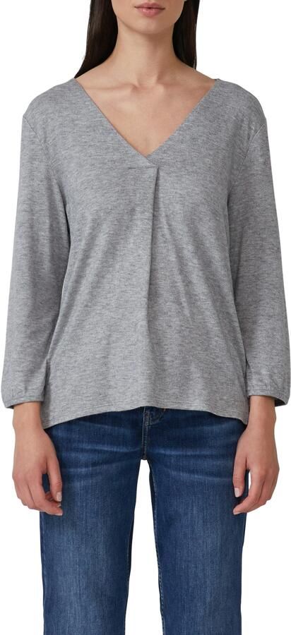 S.Oliver Shirt met 3 4 mouwen met v-hals - Foto 4