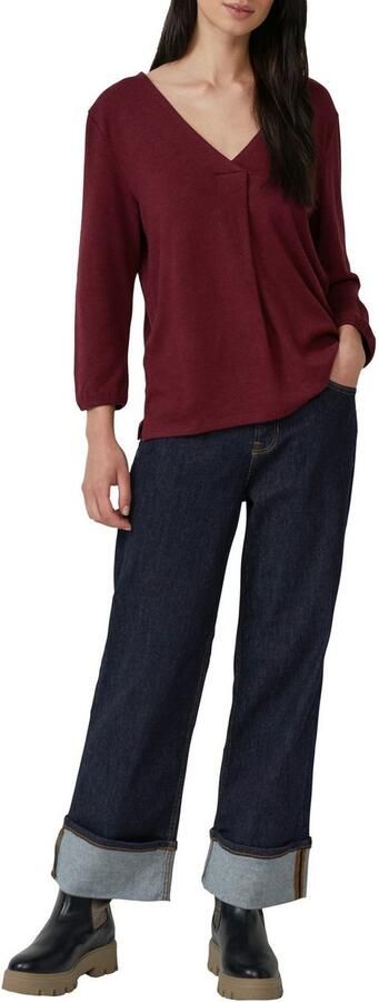 S.Oliver Shirt met 3 4 mouwen met v-hals - Foto 2