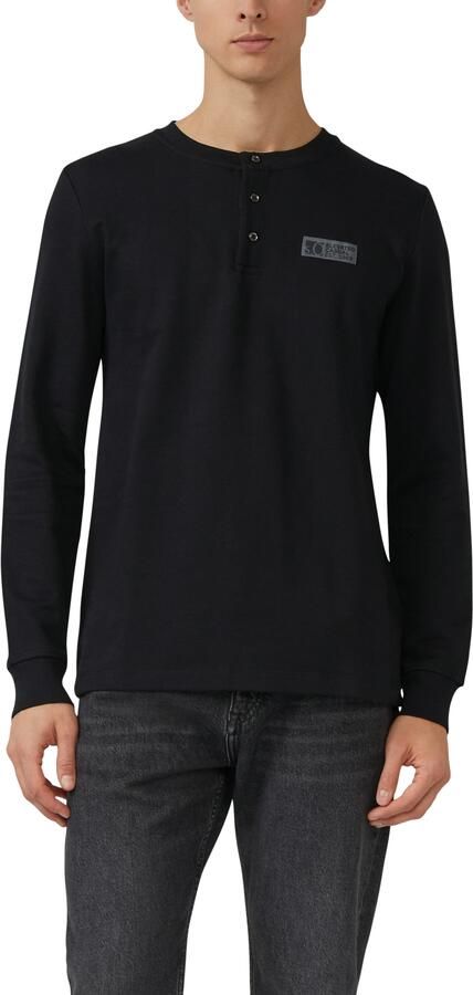 S.Oliver Shirt met lange mouwen met geborduurd logo - Foto 4