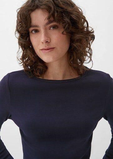 S.Oliver Shirt met lange mouwen met boothals - Foto 3