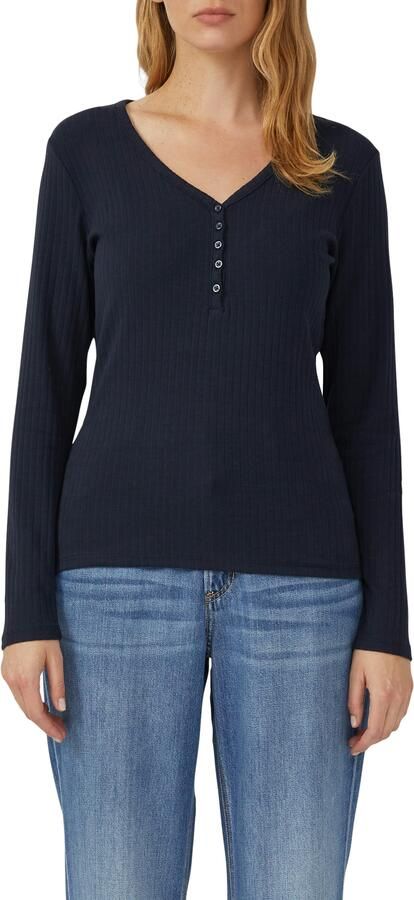 S.Oliver RED LABEL Regular fit shirt met lange mouwen van katoenmix - Foto 4