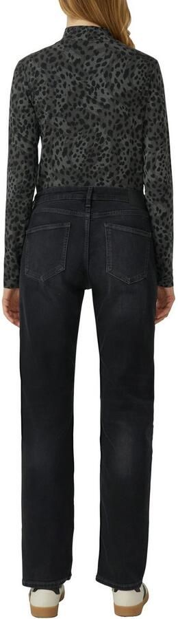 S.Oliver Shirt met lange mouwen met opstaande kraag en van viscose-stretch - Foto 3