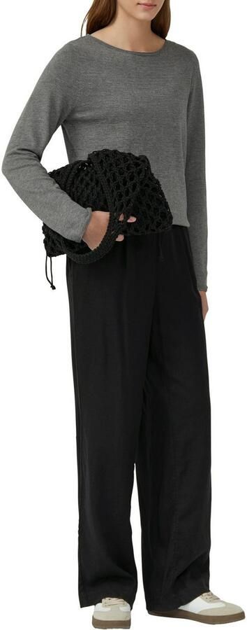 S.Oliver RED LABEL Regular fit gebreide pullover van een mix van katoen en viscose - Foto 2