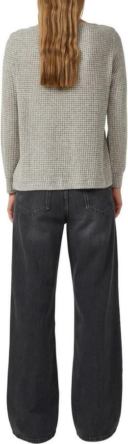 S.Oliver Shirt met lange mouwen met stretchaandeel - Foto 3