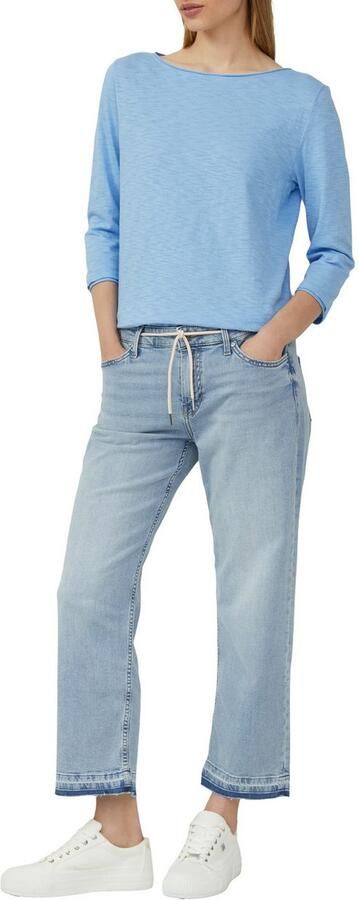 S.Oliver Shirt met lange mouwen van flammégaren - Foto 2