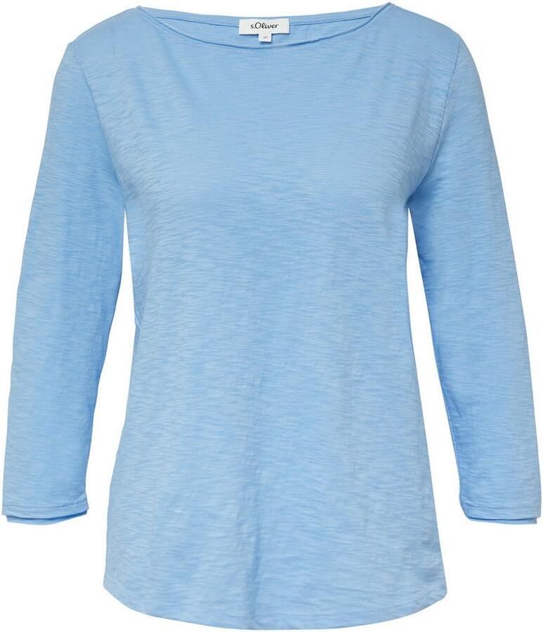 S.Oliver Shirt met lange mouwen van flammégaren