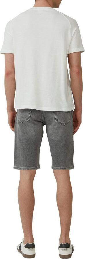 S.Oliver RED LABEL Regular fit korte jeans van katoenmix - Foto 3