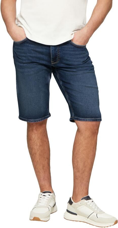 S.Oliver RED LABEL Regular fit korte jeans van katoenmix - Foto 4