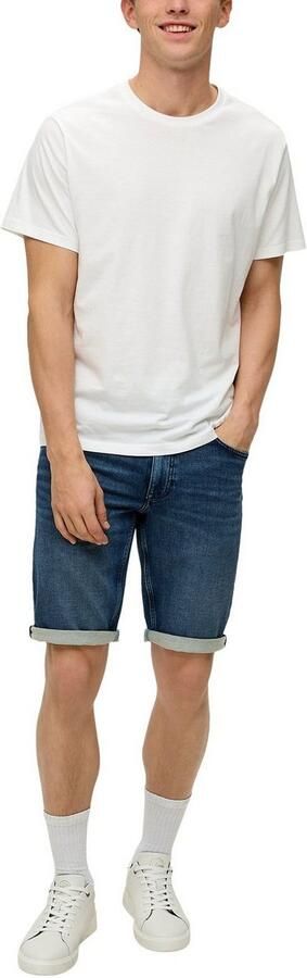 S.Oliver RED LABEL Korte regular fit jeans in 5-pocketmodel - Foto 3