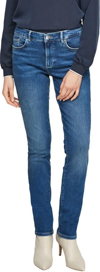 S.Oliver RED LABEL Slim fit jeans met stretch model 'Betsy' - Foto 10