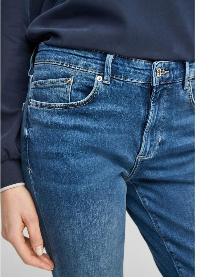 S.Oliver RED LABEL Slim fit jeans met stretch model 'Betsy' - Foto 2