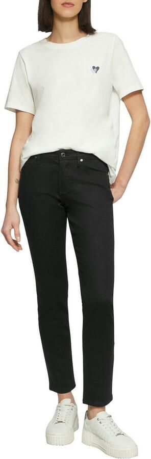 S.Oliver regular waist slim fit jeans zwart - Foto 4