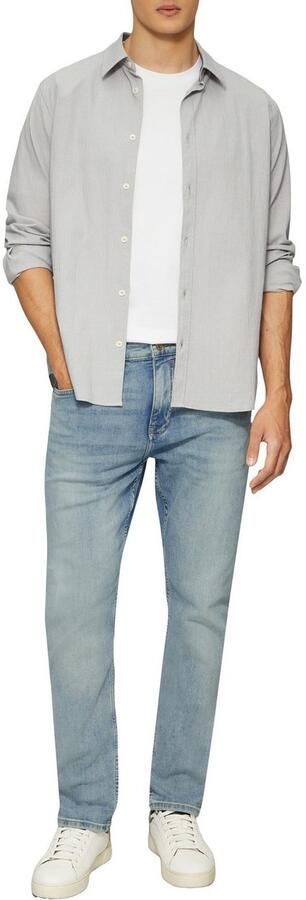 S.Oliver Slim fit jeans in middenblauwe wassing - Foto 8