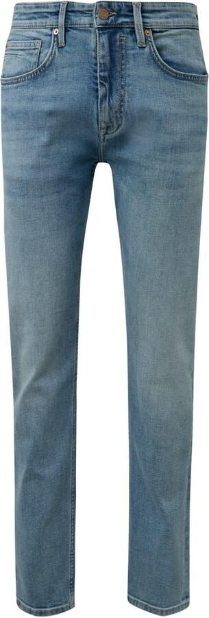 S.Oliver Slim fit jeans in middenblauwe wassing - Foto 5