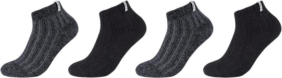 S.Oliver Sneakersokken Warm & cozy met elastische taille (4 paar)