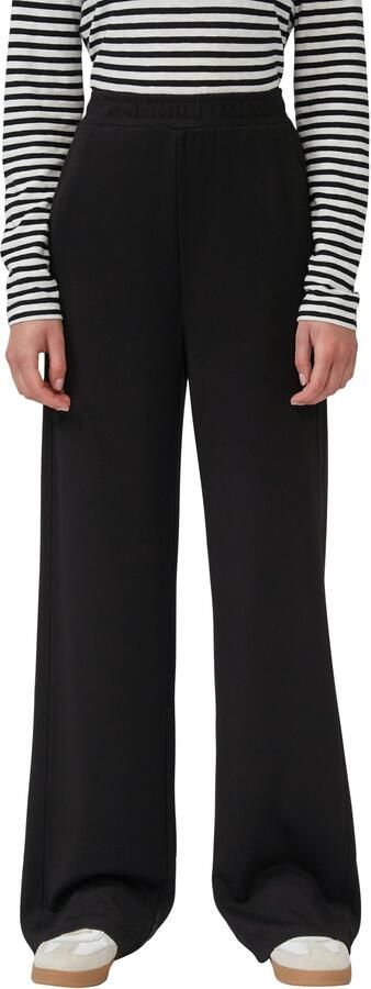 S.Oliver Stoffen broek met wijde pijp en elastische band - Foto 4