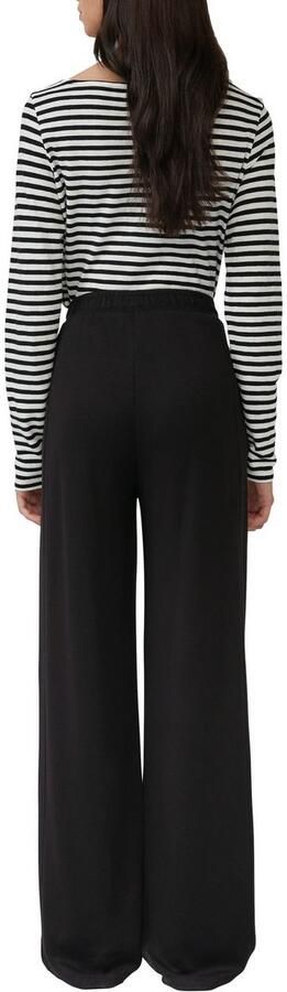 S.Oliver Stoffen broek met wijde pijp en elastische band - Foto 3