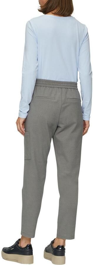 S.Oliver RED LABEL Zachte relaxed joggingbroek met verkorte pijpen - Foto 2