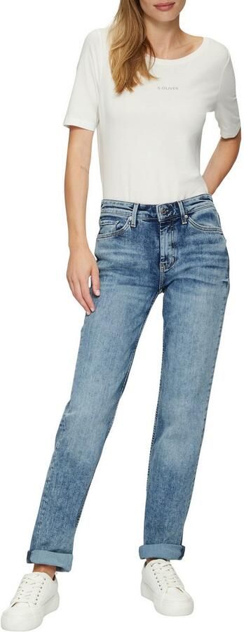 S.Oliver Straight jeans Karolin in five-pocketsstijl - Foto 3